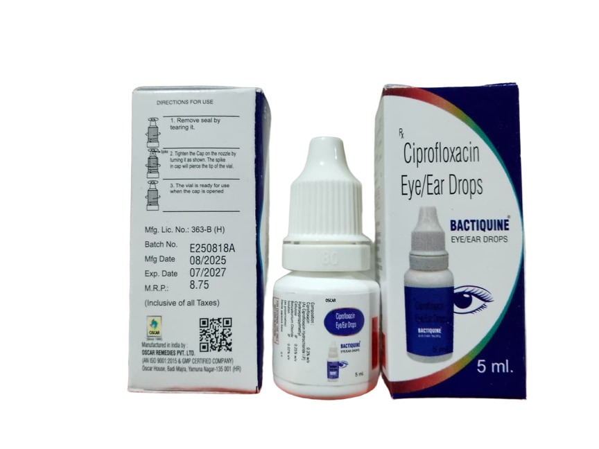 BACTIQUINE EYE/EAR DROPS